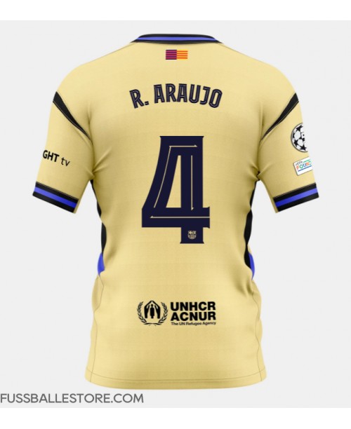 Günstige Barcelona Ronald Araujo #4 Auswärtstrikot 2025-26 Kurzarm Günstige Barcelona Ronald Araujo #4 Auswärtstrikot 2025-26 Kurzarm